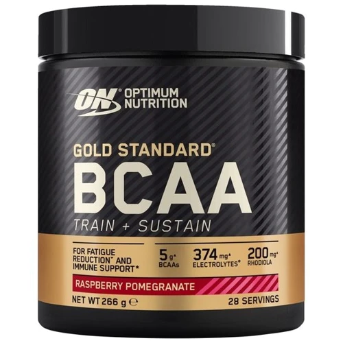 Аминокислота для спорта Optimum Nutrition Gold Standard BCAA Train + Sustain 266 g /28 servings/ Raspberry Pomegranate
