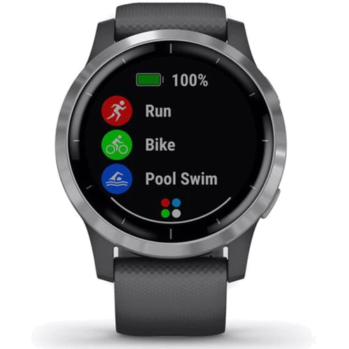 Смарт-часы Garmin Vivoactive 4 Silver Stainless Steel Bezel with Shadow Gray Case and Silicone Band (010-02174-03): Операционная система Проприетарная