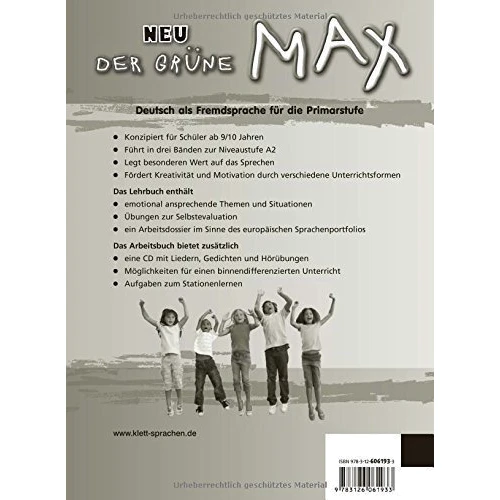 Der grüne Max Neu 1: Arbeitsbuch mit Audios: Обкладинка Мягкая