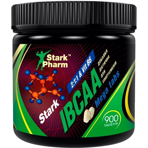 Аминокислота для спорта Stark Pharm IBCAA 2-1-1 + Vitamin B6 900 tablets