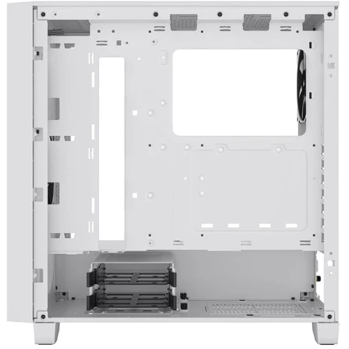 Корпус Corsair 3000D Tempered Glass White (CC-9011252-WW): Материал передней панели пластик, сталь