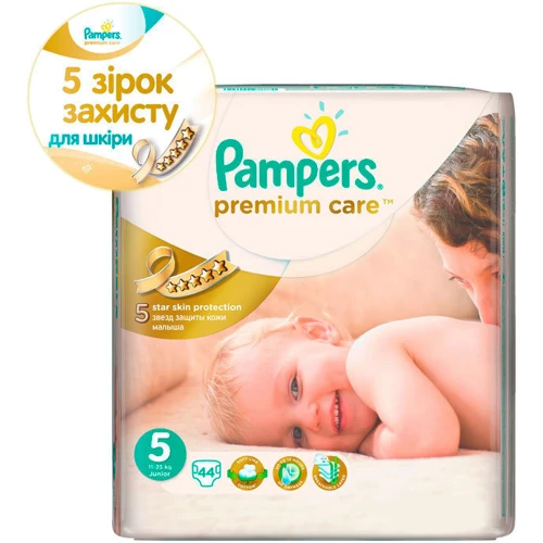 PAMPERS Premium Care Junior (11-25 кг) Эконом. упаковка 44 шт.