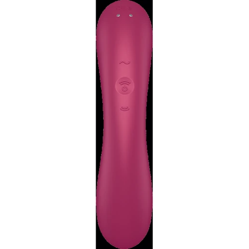 Вакуумный стимулятор с вибрацией Satisfyer Curvy Trinity 1 Red