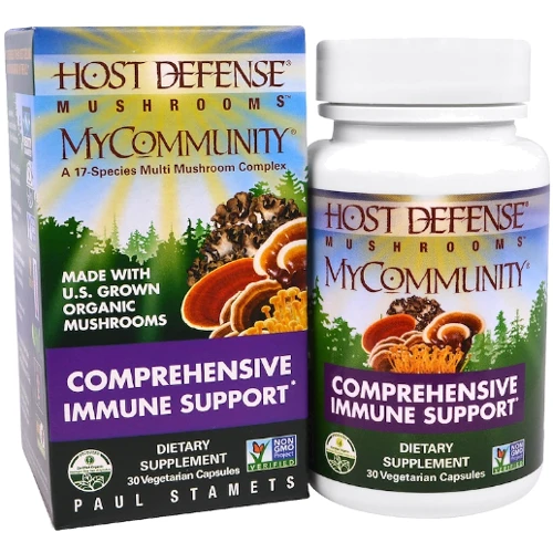 Fungi Perfecti Mushrooms MyCommunity Comprehensive Immune Support 30 Caps (FPI-03811)