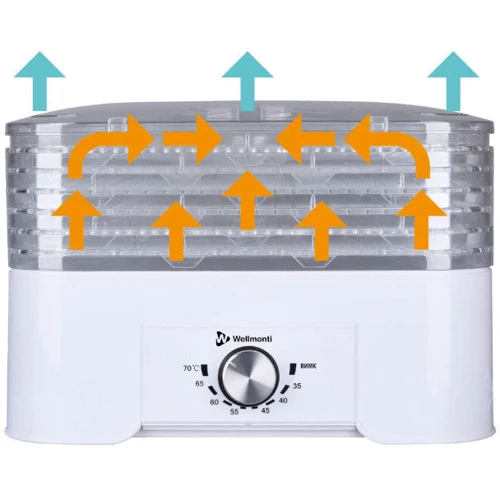 Сушарка для фруктів та овочів Wellmonti WM-1012