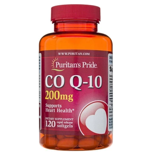 

Puritan's Pride Co Q-10 Коэнзим Q10 200 мг 120 гелевых капсул