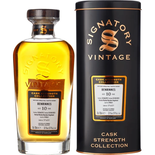 Виски Signatory Benrinnes Cask Strength 2012, 0.7л 59.1%, в подарочной упаковке (BWR9409)