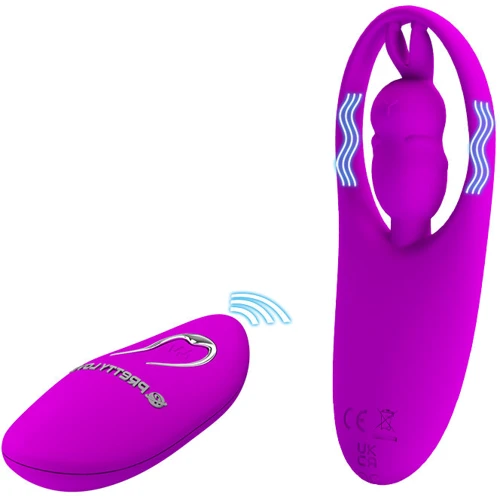 Клиторальный вибратор Pretty Love Wild Rabbit Purple