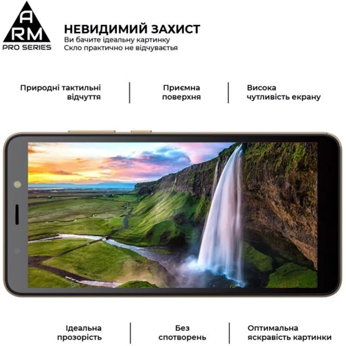 Аксессуар для смартфона ArmorStandart Tempered Glass Pro Black for TECNO Pop 3 (ARM61777): Цвет черный