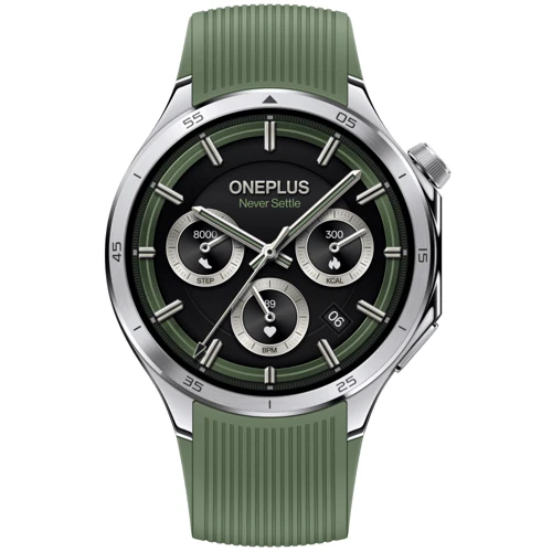 Смарт-часы OnePlus Watch 3 46mm Emerald Titanium: Дисплей 1.5" LTPO AMOLED (466x466)
