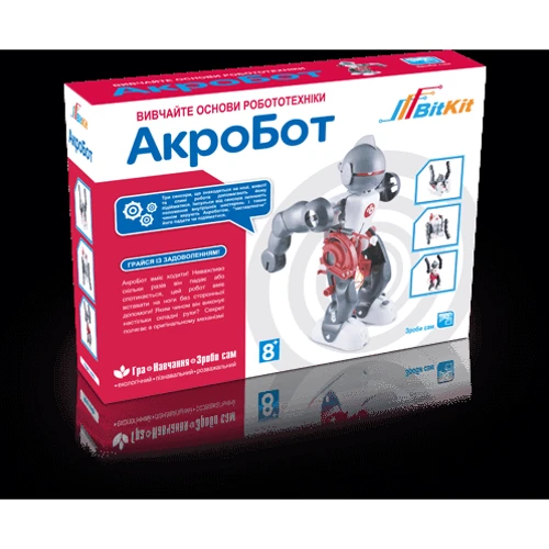 Дитячий розвиваючий конструктор BitKit - танцюючий робот АкроБот (2123)