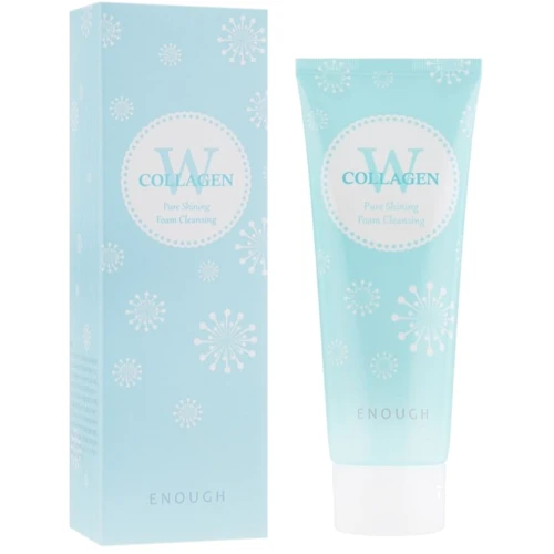 Enough W Collagen Pure Shining Foam Cleansing Очищаюча пінка з морським колагеном 100 ml