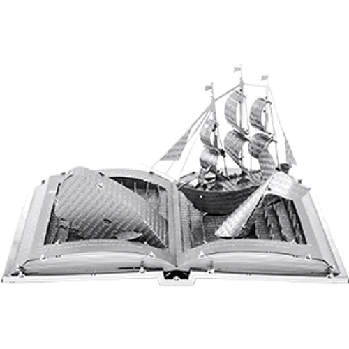 Металевий 3D конструктор Fascinations Скульптура книги Мобі Дік, MMS116