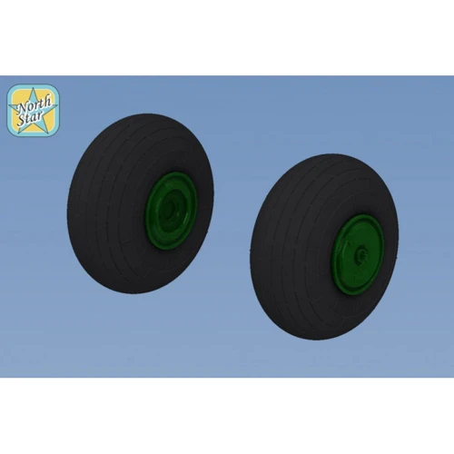 Колеса Northstar Models для Mи-24 V/D Hind (смола)