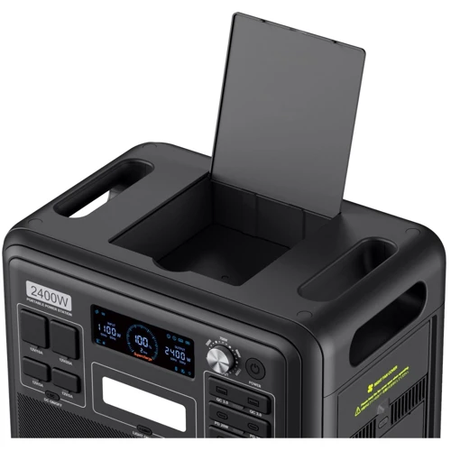 Зарядная станция Fossibot F2400 2048Wh 2400W Black: Емкость аккумулятора, Вт/ч 2048