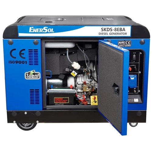 Дизельный генератор EnerSol SKDS-8EBA: Тип электростанции дизельный