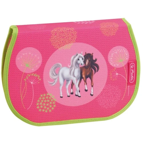 Ранец школьный укомплектованный Herlitz FLEXI PLUS Spring Horses (50013616): Спинка Ортопедическая (анатомическая)