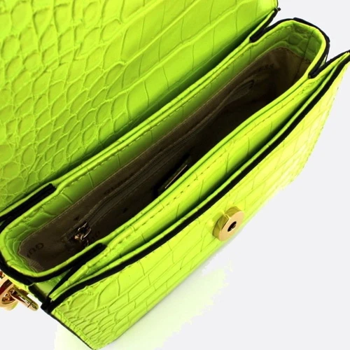 Жіноча сумка-сетчел GUESS RETOUR MINI TOP HANDLE FLAP лаймова (HWCG8664780-LIM): Країна виробник США