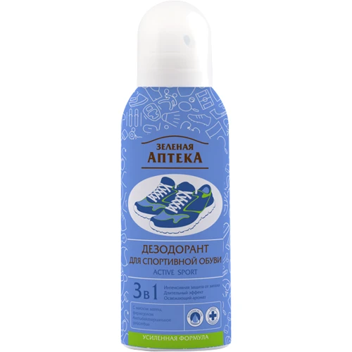 Дезодорант для спортивной обуви Зеленая Аптека Active sport 150 ml