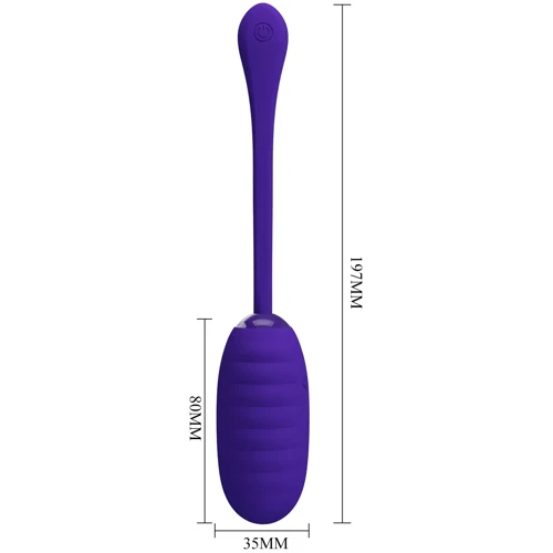Виброяйцо LYBAILE Pretty Love - Kirk Egg Purple (BI-014654-3)