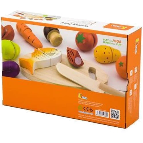 Іграшкові продукти Viga Toys Нарізана їжа з дерева (59560): Виробник Viga Toys