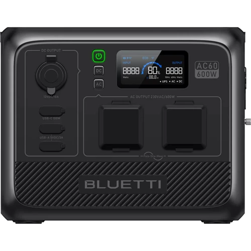 Зарядная станция Bluetti AC60 403Wh 600W: Емкость аккумулятора, Вт/ч 403