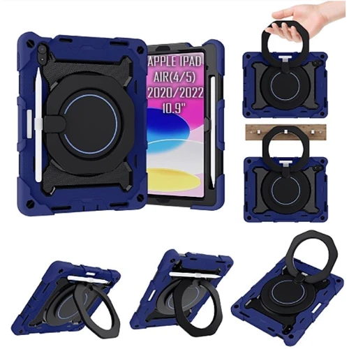 Аксессуар для iPad BeCover Armored Shockproof Case with Stand Blue for iPad Air 2020/iPad Air 2022 (711925): Цвет синий
