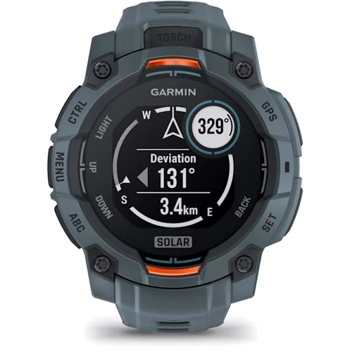 Смарт-часы Garmin Instinct 3 Solar 45mm Twilight with Twilight Band (010-02934-01) фото 10