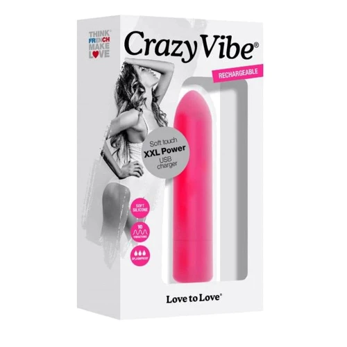 Вибропуля Love To Love Crazy Vibe перезаряжаемая