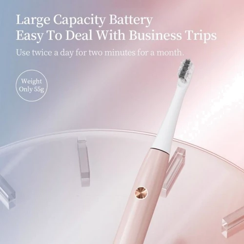 Зубная щетка Xiaomi Enchen T501 pink фото 4