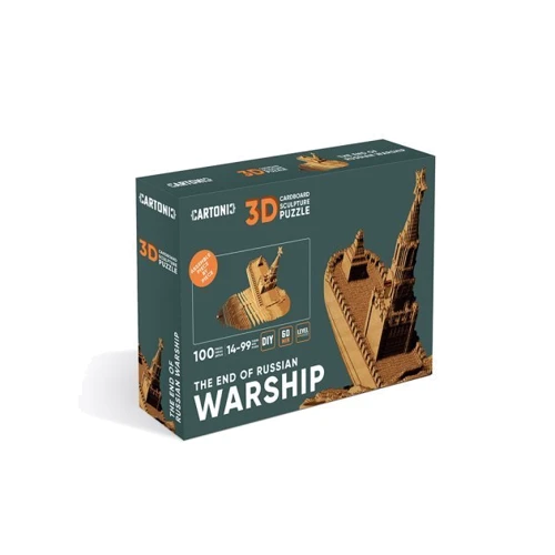 Картонный конструктор Cartonic 3D Puzzle THE END OF RUSSIAN WARSHIP