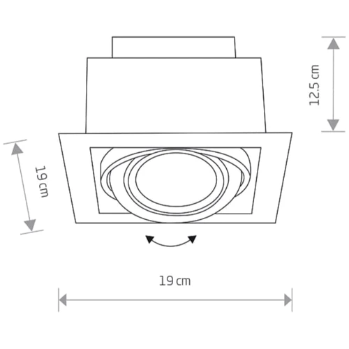 Точковий світильник Nowodvorski 9575 Downlight: Тип використовуваної лампи Энергосберегающая, Накаливания, Светодиодная (LED), Галогенная