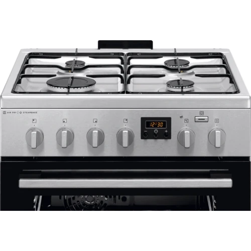 Плита комбінована Electrolux LKK660221X: Тип варильної поверхні газовая