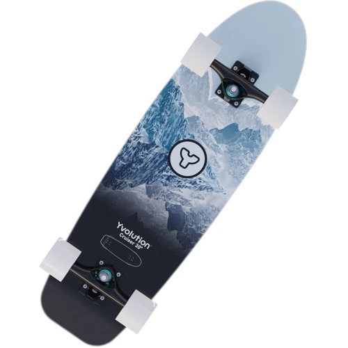 Скейтборд Yvolution Fishtail Cruiser 76 см, синій (YS48B2)