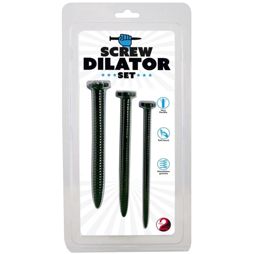 Набор из 3 уретральных вставок Orion Screw Dilator Set