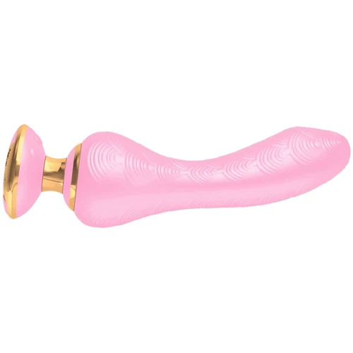 Вибратор для точки G Shunga Sanya Light Pink, гибкий ствол