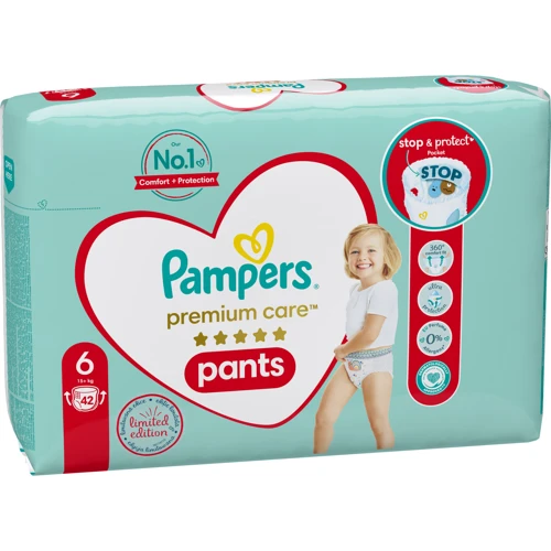 Подгузники Pampers Premium Care Pants Размер 6 (15+ кг) 42 шт (8001841325545) фото 9