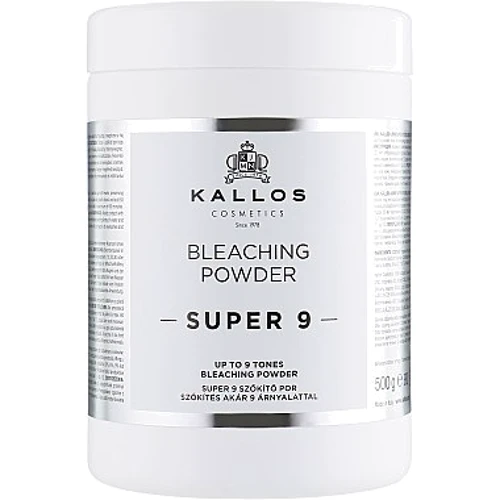 Kallos Super 9 KJMN Пудра для освітлення волосся 500 g (5998889516567)