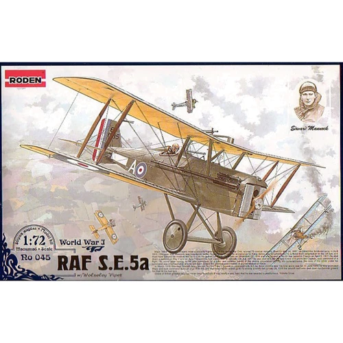 Модель Roden Британський винищувач-біплан RAF S.E.5a w/Wolseley Viper (RN045)