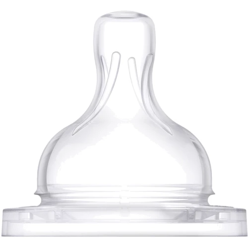Соска Philips Avent Anti-Colic 6міс+, силіконова, швидкий потік, 2 шт (SCY764/02)