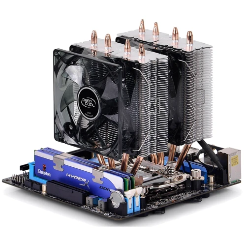 Кулер Deepcool FROSTWIN LED: Уровень шума, dB 17,8-21