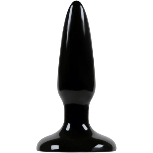 Анальная пробка Pleasure Plug Mini, 8.5x2.2 см, черный
