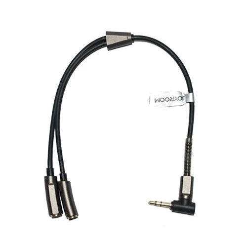 Joyroom S605 Mini Jack 3,5 мм (one into two) Black 3,5м