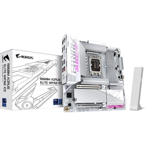 GIGABYTE B860M AORUS ELITE WIFI6E ICE фото 5