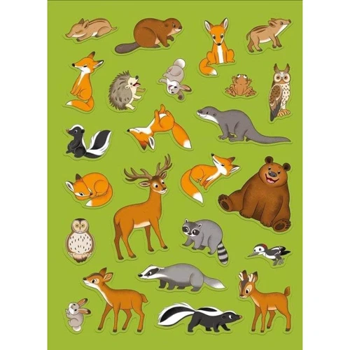 Прикольні наклейки. У лісі: ISBN 978-966-429-748-3