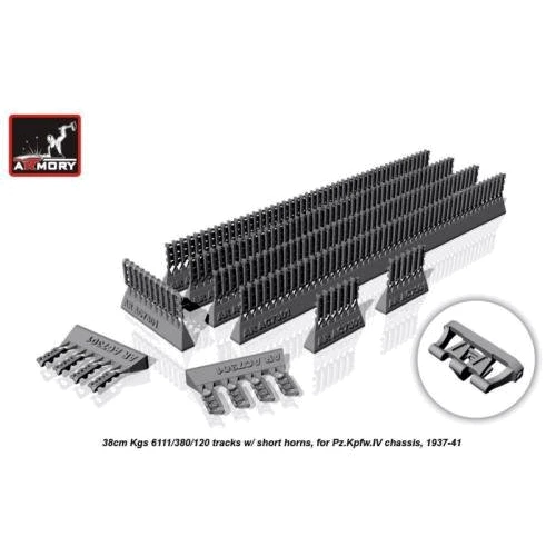 Смоляные траки Armory для танка Pz.IV 38cm Kgs 6111/380/120, 1937-41 AR-AC7301b