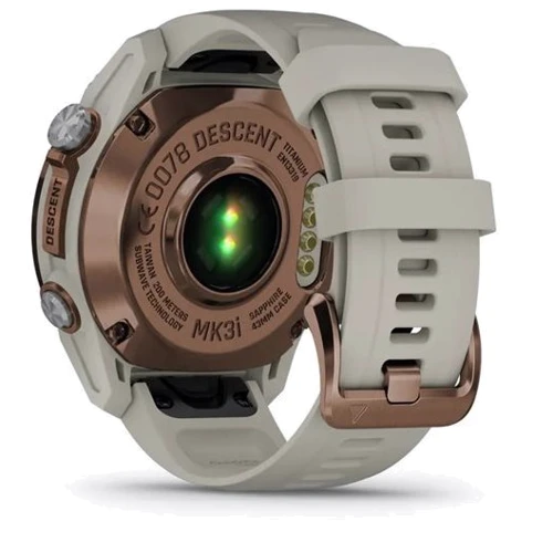 Смарт-часы Garmin Descent Mk3i 43mm Bronze PVD Titanium with French Grey Silicone Band and Descent T2 Transceiver (BNDL-DMK3-43TFDT2) фото 10