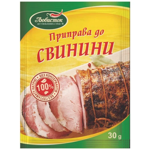 Упаковка приправы Любисток к свинине 13х30 г (УП4820076010064)