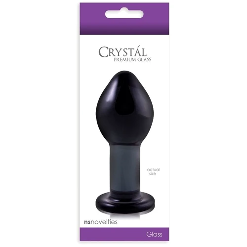 Большая анальная пробка Ns Novelties «Crystal», 10х4 см