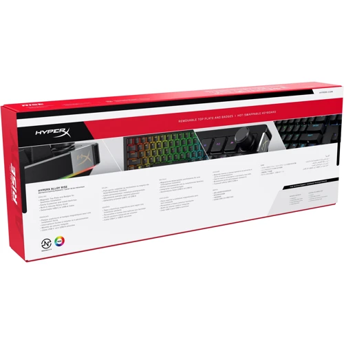 Клавіатура HyperX Alloy Rise PBT HX Red USB Black (7G7A3AA) фото 10